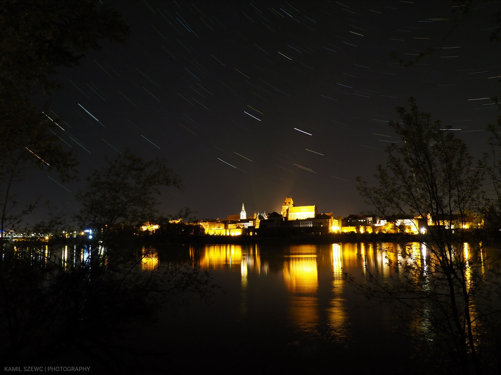 Photo of Torun city in the night